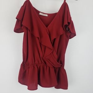 Papaya size large blouse